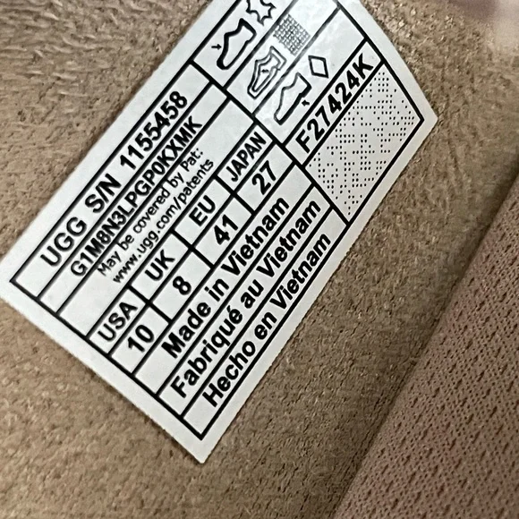 New Ugg Sand Suede GOLDENSTAR HI PLATFORM SLIDE SANDALS - Picture 6 of 11